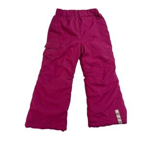 Hanna Andersson Pink Waterproof Breathable Winter Ski Pants Kids Size 100 3T-4T